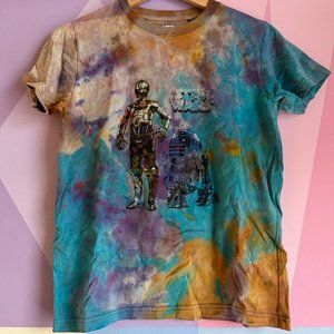Star Wars Uniqlo Tie Dyed Graphic Kids Shirt